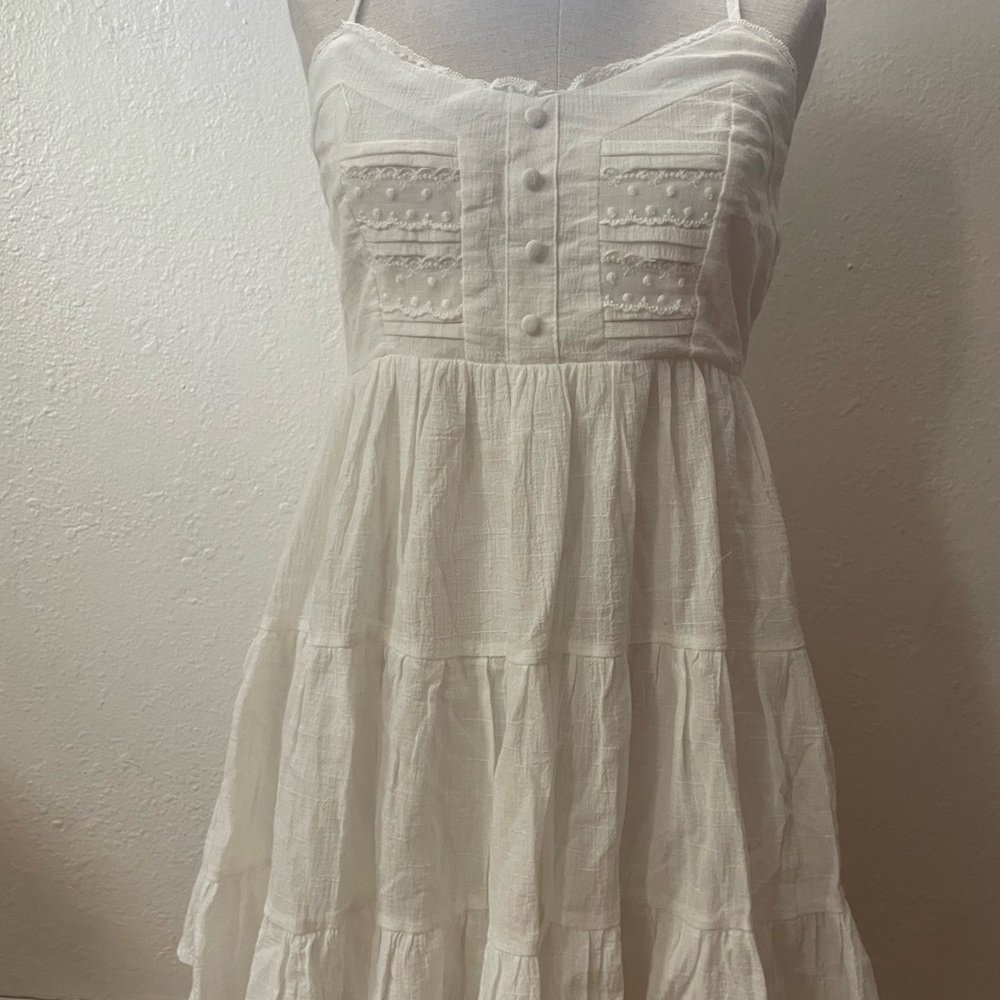 Dlaney mini dress white- Princess Polly